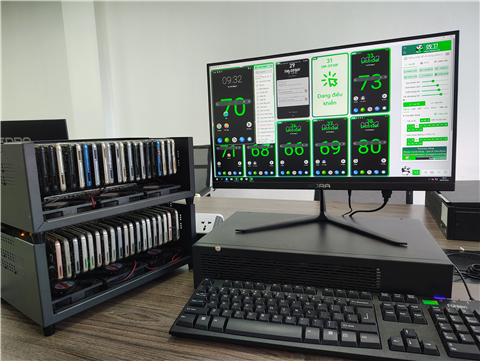 Ảnh Box Phone Farm tại Gamuda City, Hà Nội